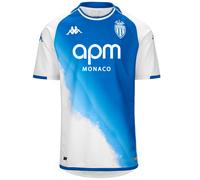 Kappa - Maillot Kombat Third AS Monaco 23/24 pour Garçon - Blanc - Taille 6Y