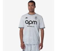 Maillot Kombat Third AS Monaco Football Officiel Gris Homme (FR/ES, Alpha/Lettres, S, Taille Normale, Taille Normale, Grey Barely/Grey DK SP)