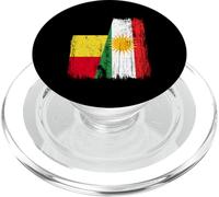 Maillot kurde Belge Demi-Drapeau du Kurdistan de Belgique PopSockets PopGrip pour MagSafe