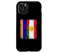 Maillot kurde d'Arménie avec Demi-Drapeau du Kurdistan Coque pour iPhone 11 Pro
