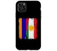 Maillot kurde d'Arménie avec Demi-Drapeau du Kurdistan Coque pour iPhone 11 Pro Max