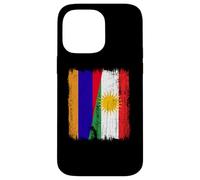 Maillot kurde d'Arménie avec Demi-Drapeau du Kurdistan Coque pour iPhone 14 Pro Max