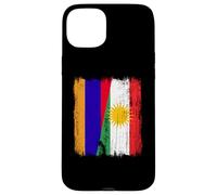 Maillot kurde d'Arménie avec Demi-Drapeau du Kurdistan Coque pour iPhone 15 Plus
