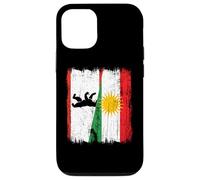 Maillot kurde de Berlin avec Demi-Drapeau de la Capitale Allemande Coque pour iPhone 12/12 Pro