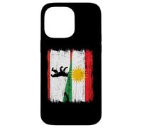 Maillot kurde de Berlin avec Demi-Drapeau de la Capitale Allemande Coque pour iPhone 14 Pro Max