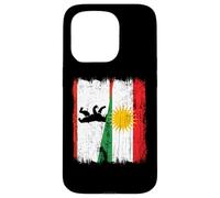 Maillot kurde de Berlin avec Demi-Drapeau de la Capitale Allemande Coque pour iPhone 15 Pro