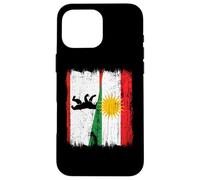 Maillot kurde de Berlin avec Demi-Drapeau de la Capitale Allemande Coque pour iPhone 16 Pro Max