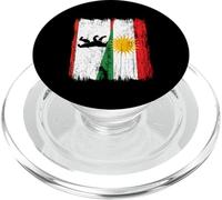 Maillot kurde de Berlin avec Demi-Drapeau de la Capitale Allemande PopSockets PopGrip pour MagSafe