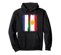 Maillot kurde néerlandais avec Demi-Drapeau du Kurdistan des Pays-Bas Sweat à Capuche