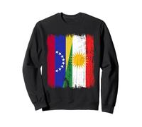 Maillot kurde vénézuélien avec Demi-Drapeau du Kurdistan du Venezuela Sweatshirt