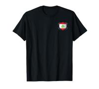 Maillot Liban foot Drapeau Liban Football Cadeau Libanais T-Shirt