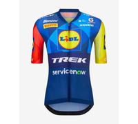 Maillot Lidl-Trek 2026 Team Original manches courtes bleu rouge jaune - Coupe Sleek - L