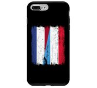Maillot Luxembourgeois Néerlandais Demi Drapeau Pays-Bas Luxembourgeois Coque pour iPhone 7 Plus/8 Plus