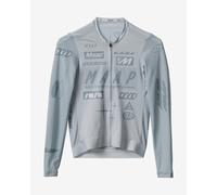 Maillot MAAP Drome Pro Air 3.0 manches longues gris glace - XXL