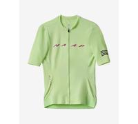 Maillot MAAP Evade Pro Base 2.0 manches courtes vert fluo femme - M