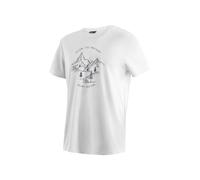 Maier Sports Dieter Print Short Sleeve T-shirt Blanc 3XL Homme