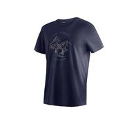 Maier Sports Dieter Print Short Sleeve T-shirt Bleu M Homme