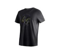 Maier Sports Dieter Print Short Sleeve T-shirt Noir M Homme