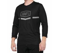 Maillot manches 3/4 100% Airmatic Noir