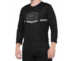 Maillot manches 3/4 100% Airmatic Noir