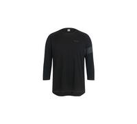 Maillot manches 3 4 rapha trail noir