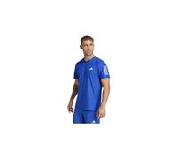 Maillot manches courtes adidas own the run bleu homme