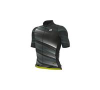 Maillot manches courtes ale green speed noir