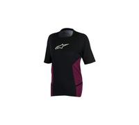 Maillot manches courtes alpinestars stella drop 2 noir violet