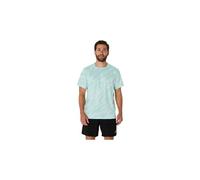 Asics ASICS CORE ALL OVER PRINT SS TOP Homme Vert - T-shirts de running hommes L
