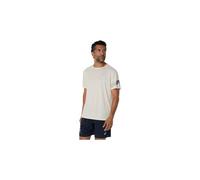 Maillot manches courtes asics icon beige homme