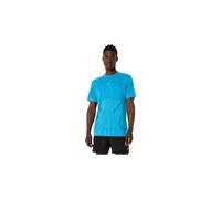 Maillot manches courtes asics road seamless bleu homme