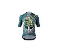 Maillot manches courtes assos equipe r s11 spooky edition limitee bleu homme