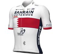 Maillot manches courtes BAHRAIN - VICTORIOUS Champion du Bahreïn 2024 blanc/rouge S