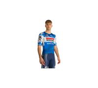 Maillot manches courtes castelli aero race 7 0 soudal quick step 2024 bleu