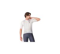 Castelli Maillot de cyclisme Drittone Logo Jersey XL blanc/noir
