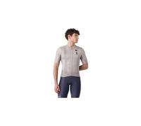 Maillot manches courtes castelli drittone gris homme