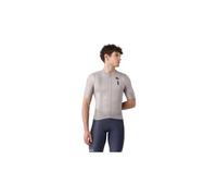 Maillot manches courtes castelli drittone gris homme