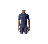 Maillot manches courtes castelli elements bleu