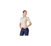 Maillot manches courtes castelli espresso 2 beige femme