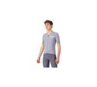 Maillot manches courtes castelli premio evo gris