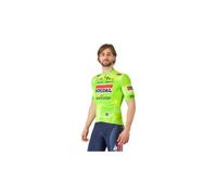 Maillot manches courtes castelli soudal quick step visibility 25 jaune