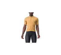 Castelli Unlimited Terra Short Sleeve Jersey Jaune XL Homme Honey