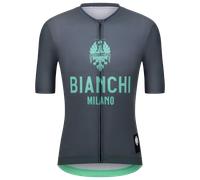 Santini Bianchi Milano Classic 2025 Short Sleeve Jersey Bleu M Homme Grey