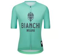 Santini Bianchi Milano Classic 2025 Short Sleeve Jersey Bleu 2XL Homme Light Blue