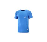 Maillot manches courtes compressport ironman dazzle bleu homme