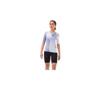 Maillot manches courtes compressport stream mauve femme