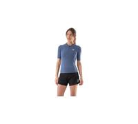 Maillot manches courtes compressport trail racing postural bleu femme
