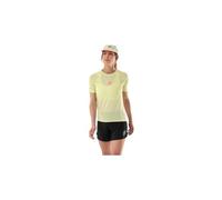 Maillot manches courtes compressport trail racing vert femme
