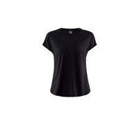 Maillot manches courtes femme craft core charge rib noir