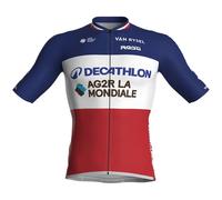 Maillot manches courtes DECATHLON AG2R LA MONDIALE Champion français 2024 blanc